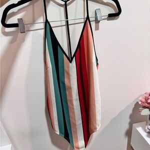 Express multicolor bodysuit | size S | NWOT